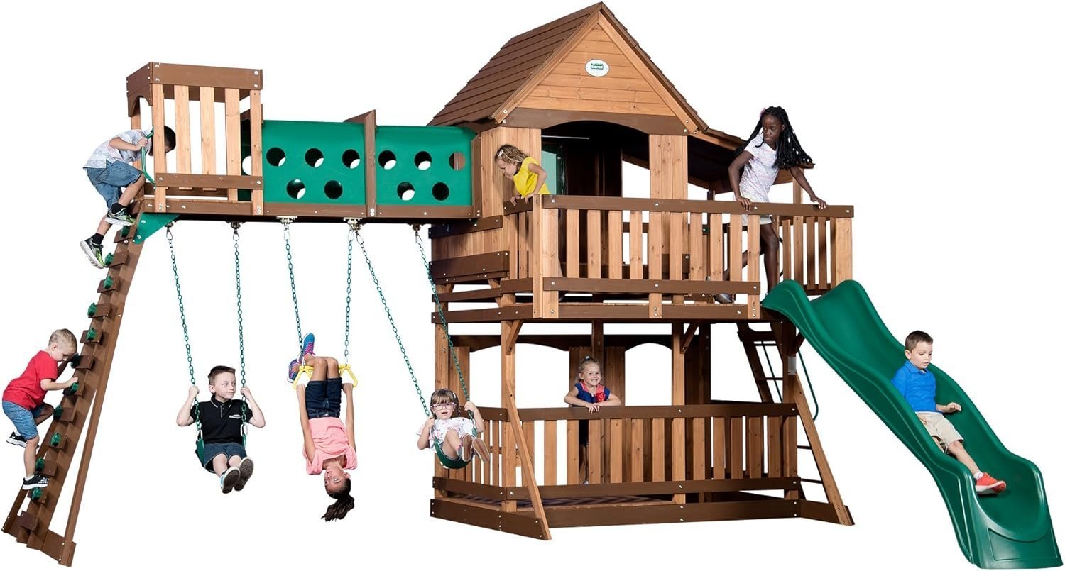 Backyard Discovery Woodridge Elite Cedar Swing Set/Playset - Image 6