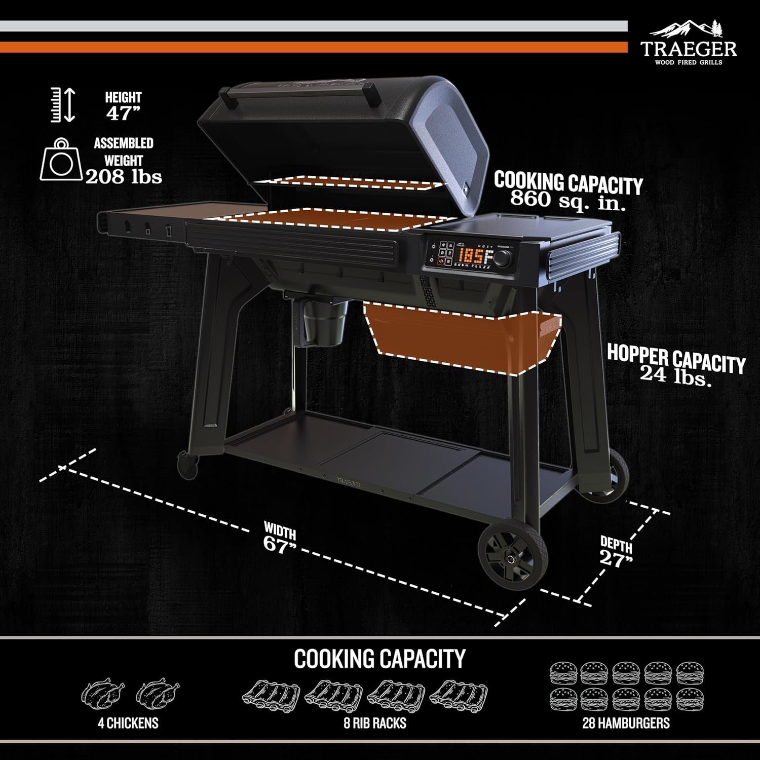 Traeger Woodridge Pro Pellet Grill - Image 3