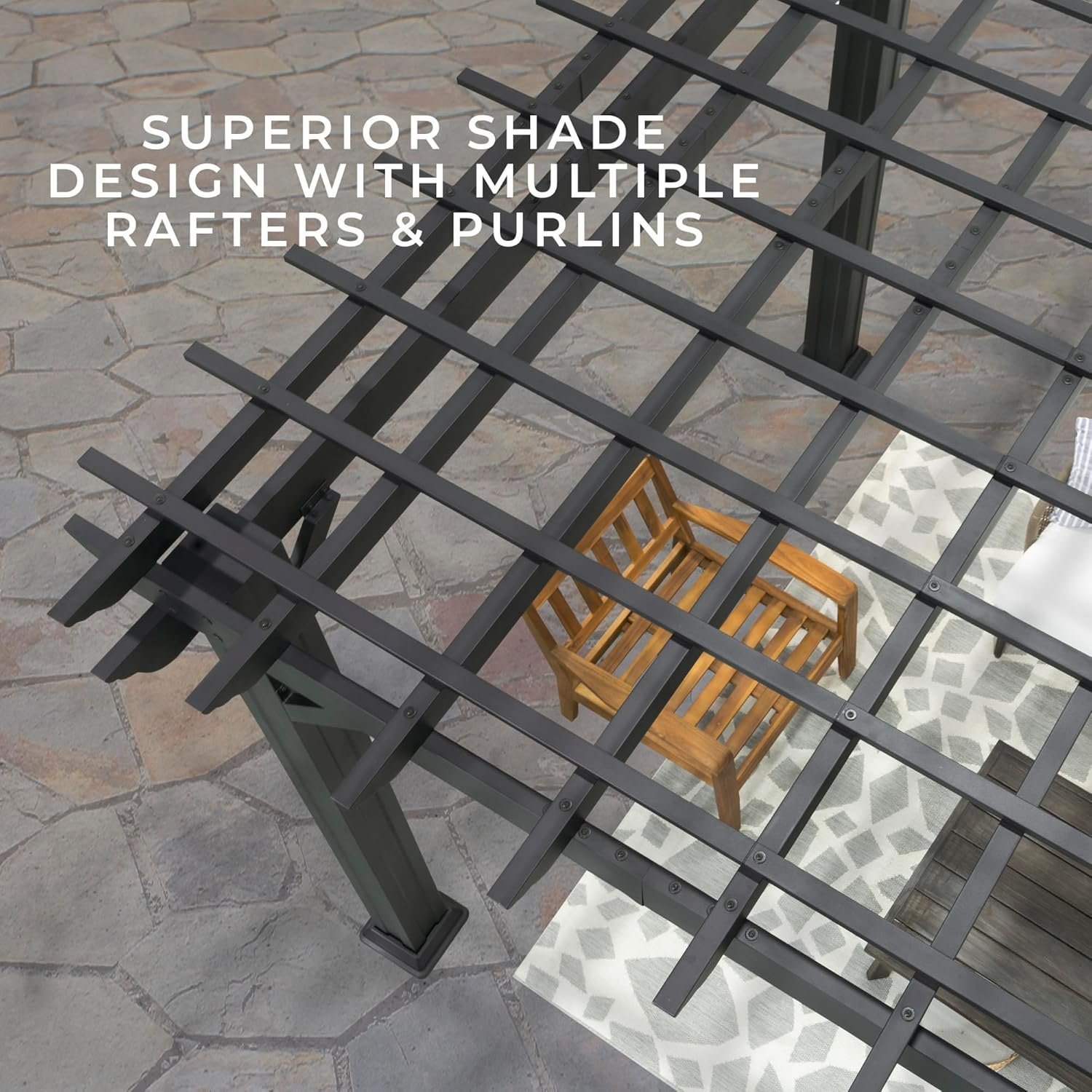 Stratford Traditional Steel Pergola - Image 2