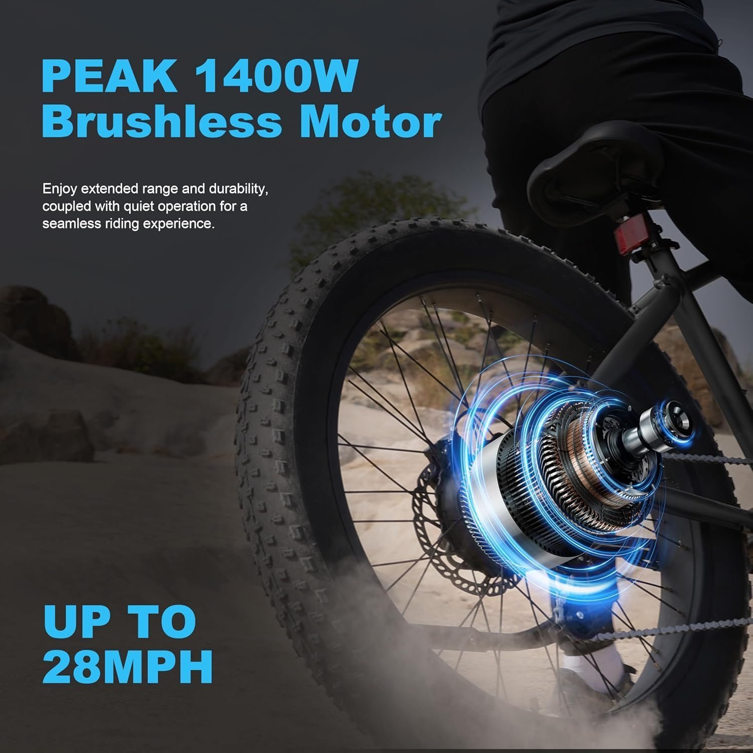All-Terrain Mountain Ebike 1400W Power & 65mi Range - Image 5