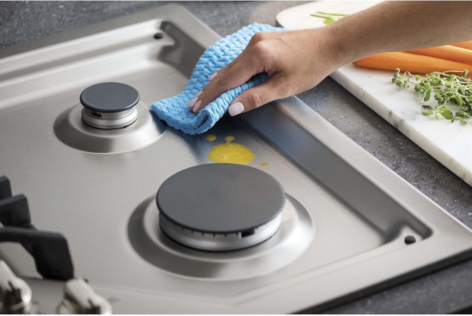 GE Profile Built-In Gas Cooktop PGP7036SLSS - Image 4