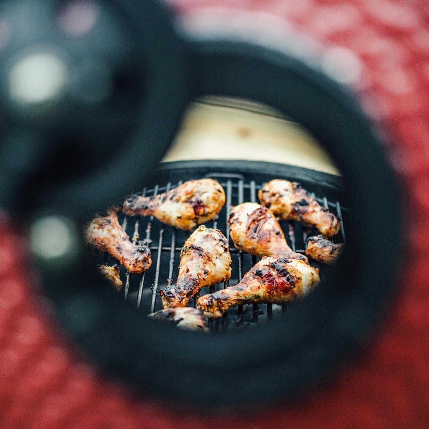 Kamado Joe Big Joe I 24 in. Blaze Red Ceramic Charcoal Grill - Image 6