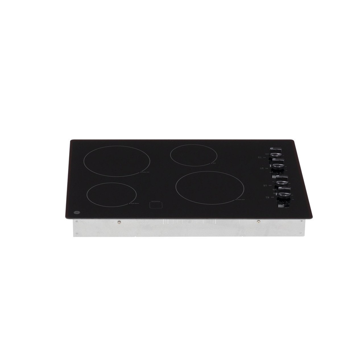 GE 30″ Built-In Knob Control Electric Cooktop JP3030DWBB - Image 2