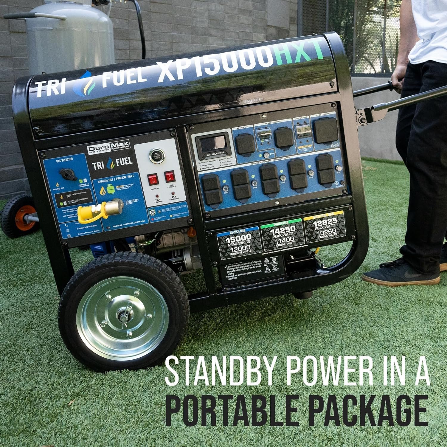 DuroMax 15,000-Watt Tri-Fuel Portable Generator XP15000HXT - Image 10