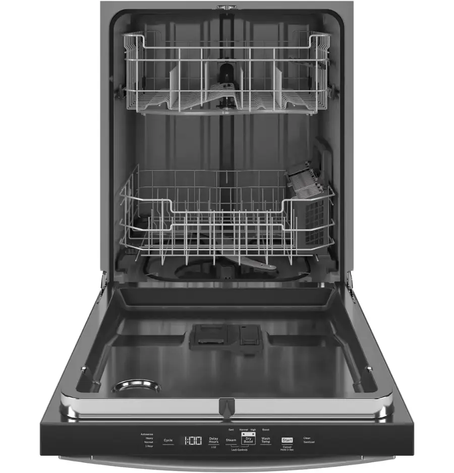 GE – 24″ Top Control Built-In Hybrid Tub Dishwasher with Dry Boost – Stainless Steel - Image 16