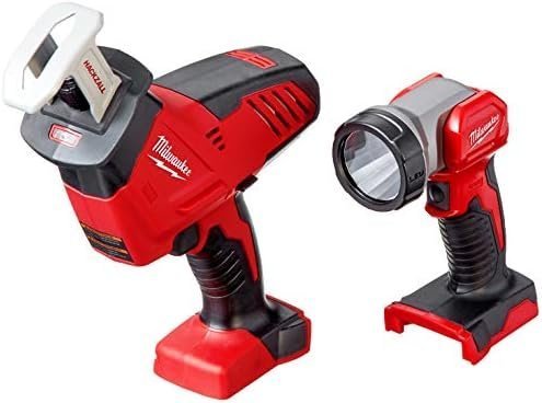 Milwaukee 2695-24 M18 18V Cordless Power Tool Combo Kit with Hammer Drill, Impact Driver, Reciprocating Saw, and Work Light (2 Batteries, Charger, and Tool Case Included) - Image 2