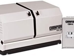 Champion Power Equipment 100177 8.5-kW Home Standby Generator with 50-Amp Outdoor-Rated Automatic Transfer Switch