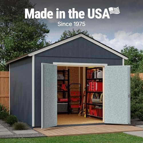 Handy Home Products Rookwood 10×12 Do-It-Yourself Wooden Storage Shed- Does not Include Floor kit, Paint, or Roofing Shingles - Image 3