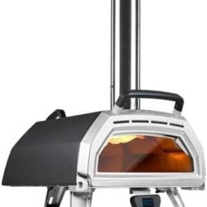 Ooni Karu 16 Multi-Fuel Outdoor Pizza Oven – Wood and Gas Fired Oven – Outdoor Cooking Pizza Oven – Fire and Stonebaked Pizza Oven for Authentic Homemade Pizzas – Dual Fuel Pizza Maker