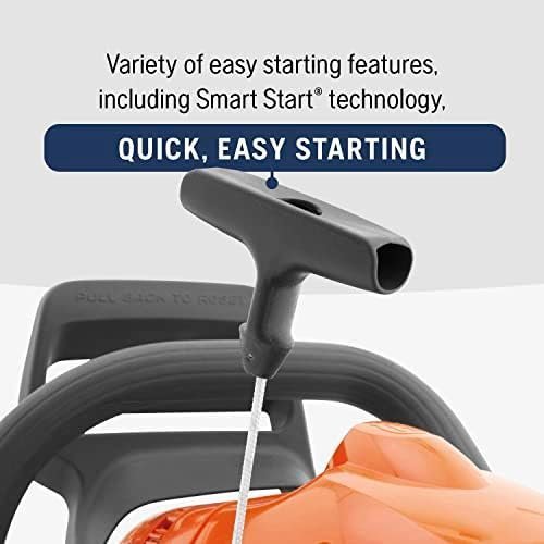 Husqvarna 460 Rancher Gas Powered Chainsaw, 60.3-cc 3.6-HP, 2-Cycle X-Torq Engine, 24 Inch Chainsaw with Automatic Adjustable Oil Pump, For Wood Cutting, Tree Trimming and Land Clearing - Image 4