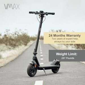 Electric Scooter – VX2 PRO Swiss Engineered Electric Scooters for Adults – 1300W Peak Power 22, 28, 37-Mile Ranges, IPX6 Water Resistant Fast Electric Scooter – 24 Months Support