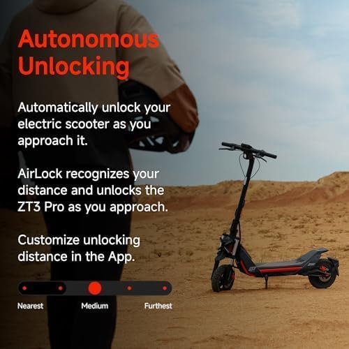 Segway ZT3 Pro Electric Scooter, Up to 24.9 MPH, 43.5-Mile Range, Dual Suspension, Flash Charge, 1600W Peak Motor, Off-Road Scooter for Adults UL Certified (UL2272/2271) - Image 8