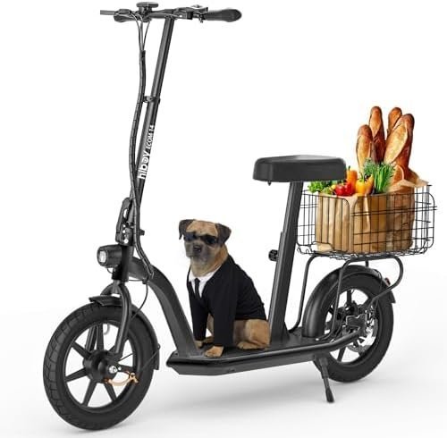 Hiboy MAX Pro Electric Scooter, 46.6 Mi Long Range, 22 MPH Power by 650W MAX Motor, 11” Pneumatic Tires, Split Hub Design, Dual Suspension, 265lbs MAX Load, Commuting Electric Scooter for Adults