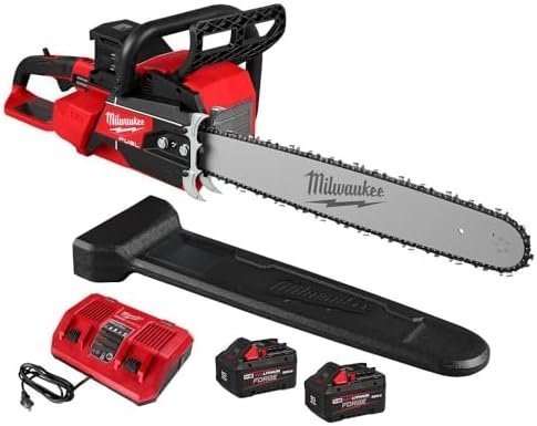 Chainsaws For Milwaukee 2827-22 M18 FUEL 18V 20″ Dual Battery Chainsaw Kit,Tool and Equipment,with toolbox - Image 7