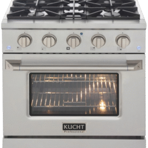 Kucht 30 Gas Range in Titanium
