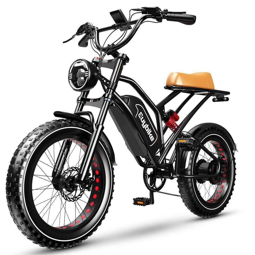 Euybike S4 Moped-Style Fat Tire Electric Bike - Image 2