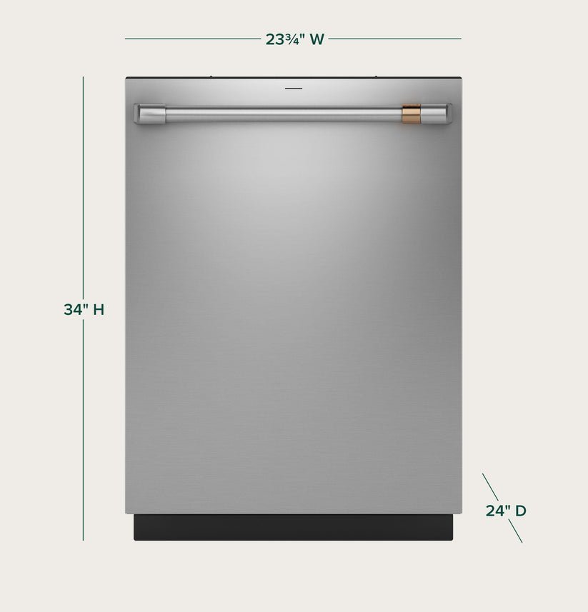 Cafe CDT828P2VS1 CAF(EBACK)™ CustomFit ENERGY STAR Stainless Interior Dishwasher with Ultra Wash & Dry, 42 dBA - Image 5