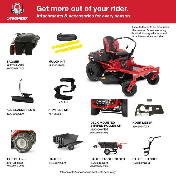 Troy-Bilt Mustang Z46 Zero-Turn Riding Lawn Mower - Image 3