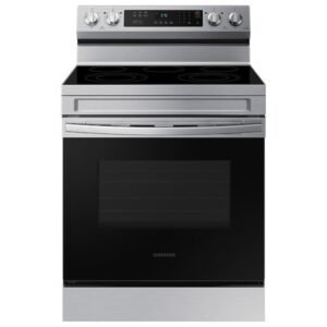 Samsung 6.3 Cu. Ft. Smart Freestanding Electric Range NE63A6311SS