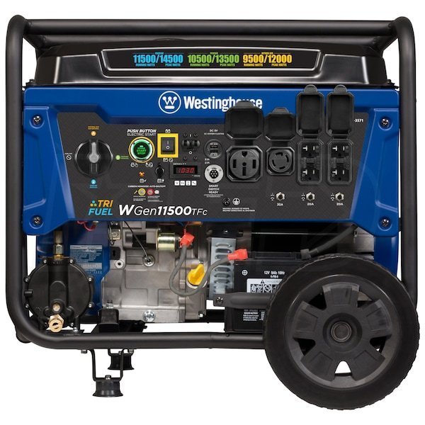 Westinghouse WGen11500TFc 11500-Watt Tri-Fuel Portable Generator - Image 6