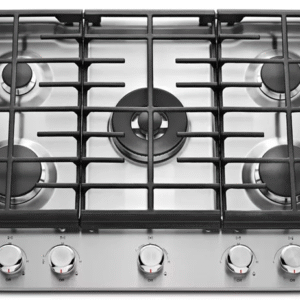 KitchenAid 30″ 5-Burner Gas Cooktop KCGS550ESS