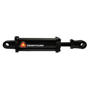 CountyLine 4 in. Bore x 8 in. Stroke Tie Rod Hydraulic Cylinder, 1.5 in. Rod Diameter, 2,500 PSI