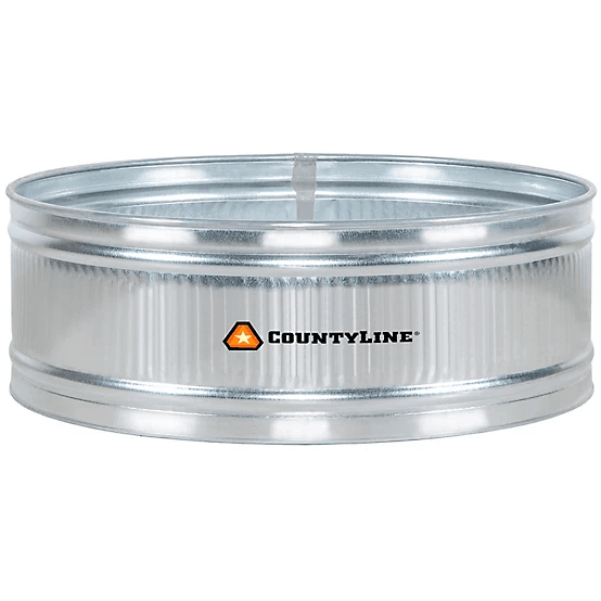 CountyLine 390 gal. Round Galvanized Stock Tank, 6 ft. x 2 ft.