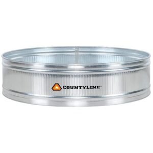 CountyLine 700 gal. Galvanized Round Stock Tank, 8 ft. x 2 ft. x 8 ft.