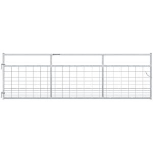 CountyLine 14 ft. Galvanized Mesh Gate