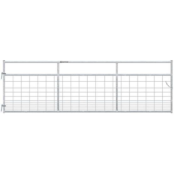CountyLine 14 ft. Galvanized Mesh Gate