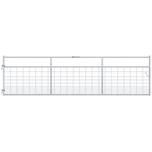CountyLine 16 ft. Galvanized Mesh Gate