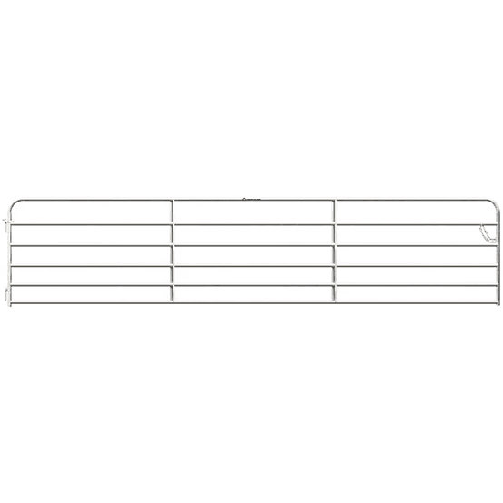 CountyLine 16 ft. x 50 in. 6- Bar Galvanized Tube Gate