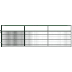 CountyLine 14 ft. x 50 in. Wire Gate, 2 in. x 4 in. Mesh, Green