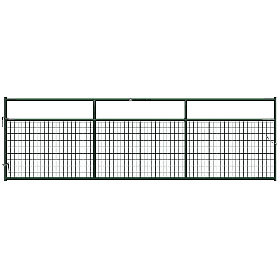 CountyLine 14 ft. x 50 in. Wire Gate, 2 in. x 4 in. Mesh, Green