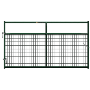 CountyLine 8 ft. x 50 in. Wire Gate, 2 in. x 4 in. Mesh, Green