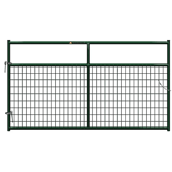 CountyLine 8 ft. x 50 in. Wire Gate, 2 in. x 4 in. Mesh, Green