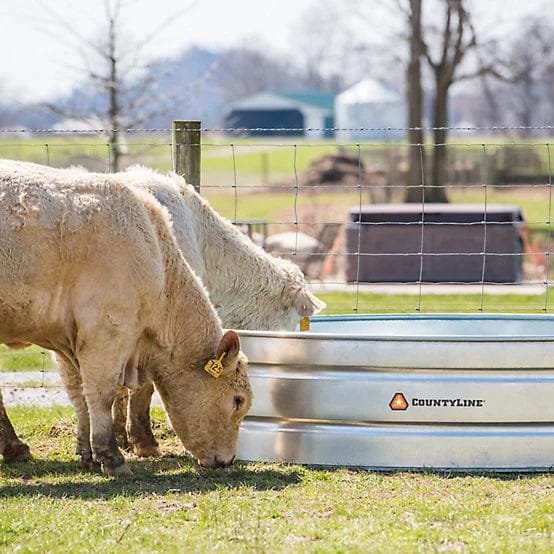 CountyLine 700 gal. Galvanized Round Stock Tank, 8 ft. x 2 ft. - Image 2