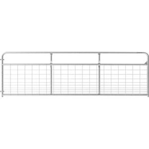 CountyLine 14 ft. x 50 in. Galvanized Mesh Gate