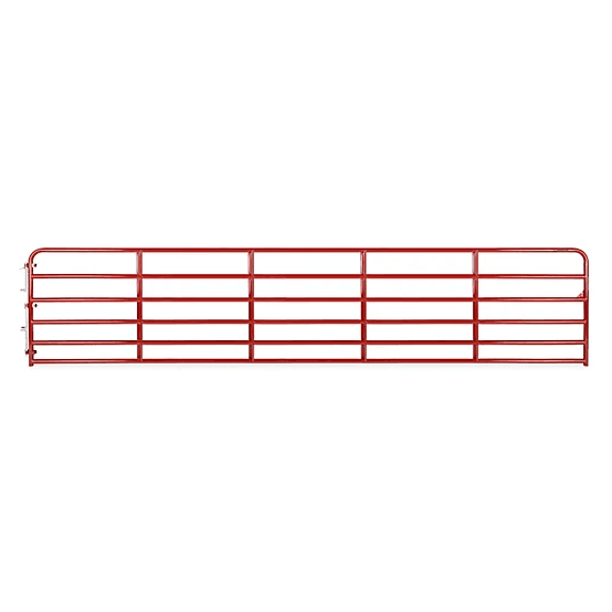 CountyLine 20 ft. x 52 in. Heavy-Duty Tube Gate, Red - Image 3