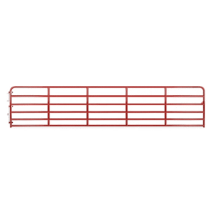 CountyLine 20 ft. x 52 in. Heavy-Duty Tube Gate, Red