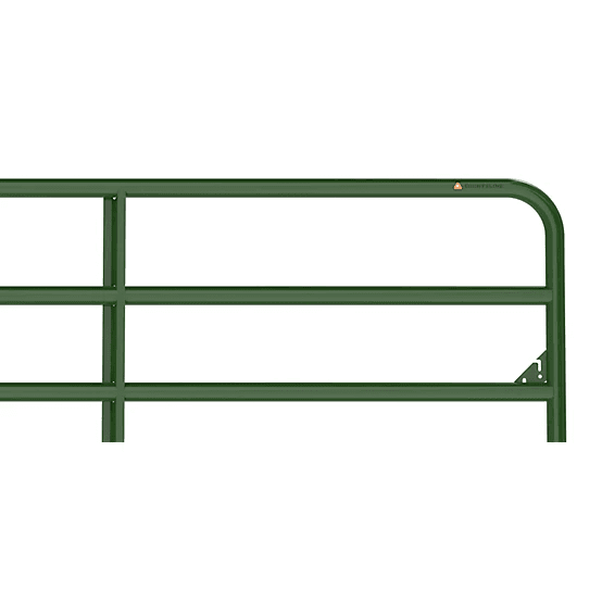 CountyLine 8 ft. x 52 in. Round Corner Gate, Green - Image 4