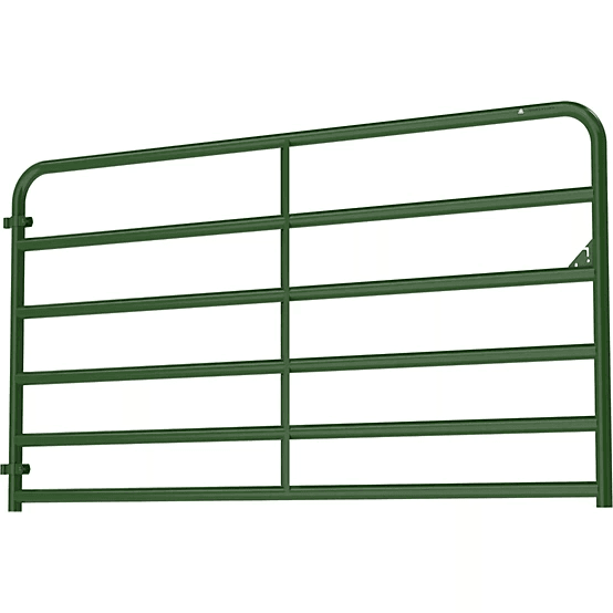 CountyLine 8 ft. x 52 in. Round Corner Gate, Green