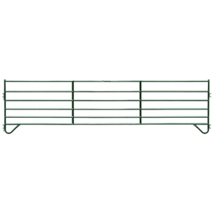 CountyLine 16 ft. x 60 in. 6-Bar Corral Panel, 1-3/4 in. Tube, Green