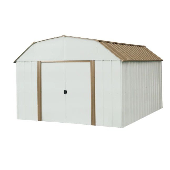 1-1-1-3 Arrow 10 ft x 14 ft Lexington Galvanized Steel Storage Shed - Image 1