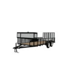 Carry-On Trailer 6-ft x 16-ft Treated Lumber Utility Trailer with Ramp Gate
