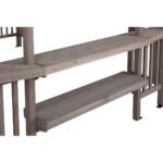 SummerCove 10 ft. x 14 ft. Light Gray Cedar Frame Arched Pergola with Shelves - Image 9