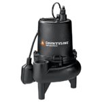 CountyLine 3/4 HP 115V Electric Cast Iron Sewage Pump with Tethered Switch