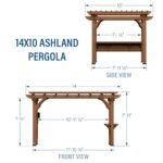 14×10 Ashland Pergola - Image 6