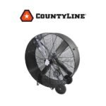 CountyLine 42 in. 2-Speed Indoor Belt-Drive Portable Barrel Fan with Poly Housing - Image 2