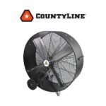 CountyLine 48 in. 2-Speed Indoor Belt-Drive Portable Barrel Fan with Poly Housing - Image 3